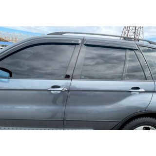 Deflektory Okien (4 szt, HIC) BMW X5 E53 1999–2006 zdjęcia 3