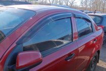 Chevrolet Aveo T250 2005-2011 Deflektory Okien SD (4 szt, HIC) zdjęcia 10