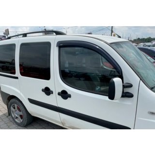 Deflektory Okien (2 szt, HIC) Fiat Doblo I 2005-2010 zdjęcia 3