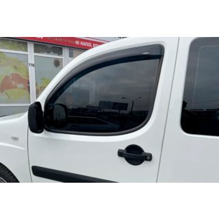 Deflektory Okien (2 szt, HIC) Fiat Doblo I 2005-2010 zdjęcia 4