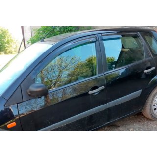Deflektory Okien (4 szt, HIC) Ford Fiesta 2002-2008 zdjęcia 2