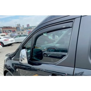 Deflektory szyb wsuwane (2 szt, HIC) Ford Custom 2013-2022 zdjęcia 1
