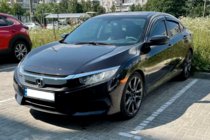 Honda Civic Sedan X 2016-2021 Deflektory Okien (4 szt, HIC) zdjęcia 2