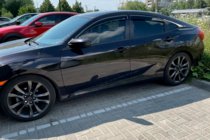 Honda Civic Sedan X 2016-2021 Deflektory Okien (4 szt, HIC) zdjęcia 1
