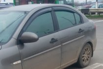 Hyundai Accent 2006-2010 Deflektory Okien (4 szt, HIC) zdjęcia 6
