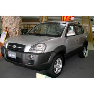 Deflektory Okien (4 szt, HIC) Hyundai Tucson JM 2004- zdjęcia 3