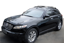 Infiniti FX 2003-2008 Deflektory Okien (4 szt, HIC) zdjęcia 1