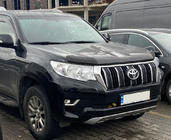 Toyota Land Cruiser Prado 150 2009-2023 Deflektor maski 2017+ (SIM) zdjęcia 4
