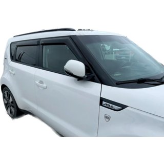 Deflektory Okien (4 szt, HIC) Kia Soul I 2008-2013 zdjęcia 2