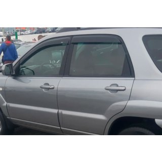 Deflektory Okien (4 szt, HIC) Kia Sportage 2004-2010 zdjęcia 2