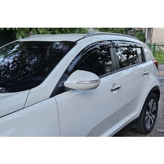 Deflektory Okien (4 szt, HIC) Kia Sportage 2010-2015 zdjęcia 4