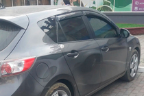 Mazda 3 2009-2013 Deflektory Okien HB (4 szt, HIC) zdjęcia 1