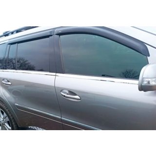 Deflektory Okien (4 szt, HIC) Mercedes GL сlass X164 2006-2012 zdjęcia 2