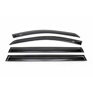 Deflektory Okien (4 szt, HIC) Mercedes GL сlass X164 2006-2012 zdjęcia 4