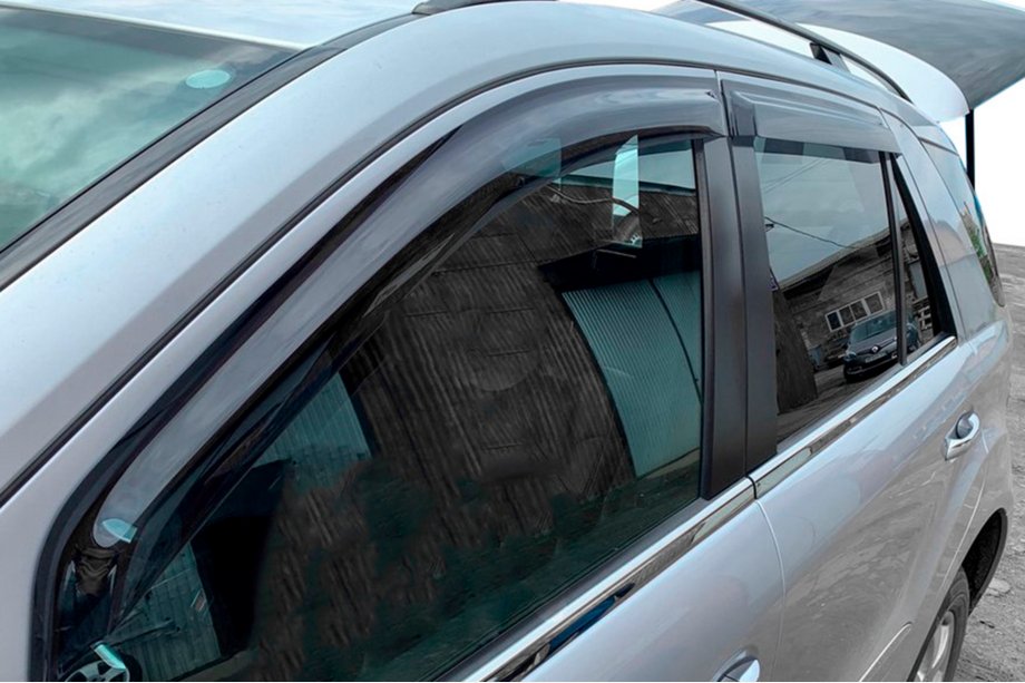 Mercedes ML W164 2005-2011 Deflektory Okien (4 szt, HIC) Zdjęcia 10