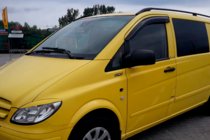 Mercedes Viano 2004-2014 Deflektory Okien (2 szt, HIC) zdjęcia 11