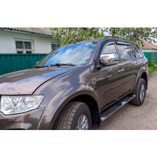 Deflektory Okien (4 szt, HIC) Mitsubishi Pajero Sport 2008-2015 zdjęcia 3