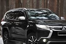 Mitsubishi Pajero Sport 2015- Deflektory Okien (4 szt, HIC) zdjęcia 7