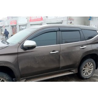 Deflektory Okien (4 szt, HIC) Mitsubishi Pajero Sport 2015- zdjęcia 1
