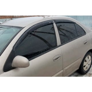 Deflektory Okien SD (4 szt, HIC) Nissan Almera N16 2000-2006 zdjęcia 2