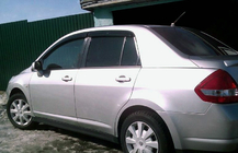 Nissan Tiida 2004-2011 Deflektory Okien SD (4 szt, HIC) zdjęcia 1