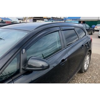 Deflektory Okien HB (4 szt, HIC) Opel Astra H 2004-2013 zdjęcia 1