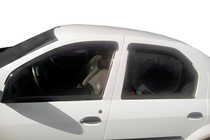 Renault Logan I 2005-2008 Deflektory Okien (4 szt, HIC) zdjęcia 1