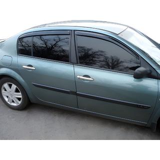 Deflektory Okien SD (4 szt, HIC) Renault Megane II 2004-2009 zdjęcia 1