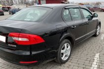 Skoda Superb 2009-2015 Deflektory Okien SD (4 szt, HIC) zdjęcia 3