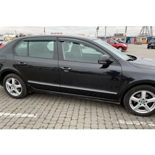 Deflektory Okien SD (4 szt, HIC) Skoda Superb 2009-2015 zdjęcia 4