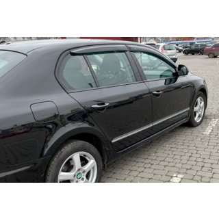 Deflektory Okien SD (4 szt, HIC) Skoda Superb 2009-2015 zdjęcia 1