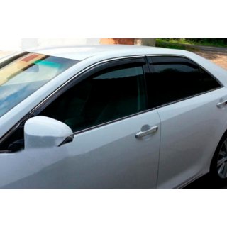 Deflektory szyb z listwą chromowaną SD (4 szt, HIC) Toyota Avensis 2009-2018