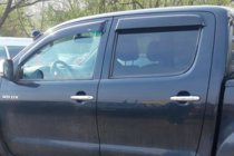 Toyota Hilux 2006-2015 Deflektory Okien (4 szt, HIC) zdjęcia 5