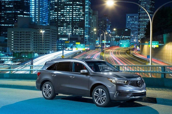Hybrydowy modyfikacja zwrotnicy Acura MDX Sport Hybrid