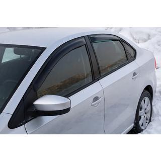 Deflektory Okien SD (4 szt, HIC) Volkswagen Polo 2010-2017 zdjęcia 3