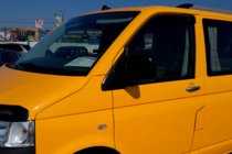 Volkswagen T5 Transporter 2003-2010 Deflektory Okien (2 szt, HIC) zdjęcia 2