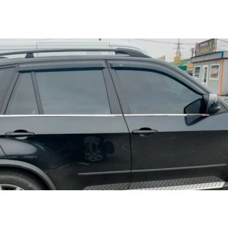 Deflektory Okien (4 szt, HIC) BMW X5 E70 2007-2013 zdjęcia 1