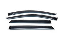 Hyundai Santa Fe 3 2012-2018 Deflektory szyb z listwą chromowaną (4 szt, HIC) zdjęcia 4