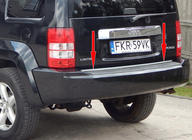 Jeep Cherokee/Liberty 2007-2013 Listwa bagażnika stal nierdzewna zdjęcia 1