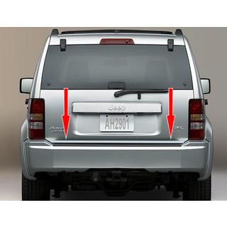 Listwa bagażnika stal nierdzewna Jeep Cherokee/Liberty 2007-2013 zdjęcia 2