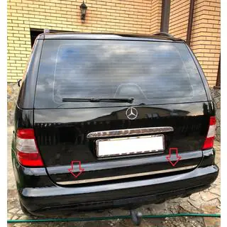 Listwa bagażnika stal nierdzewna
