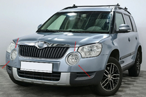 Skoda Yeti 2009-2017 Chromowane Nakładki na Światła Przeciwmgielne (2009-2013, 2 szt., Stal Nierdzewna) zdjęcia 1