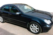 Mercedes C-class W203 2000-2007 Deflektory Okien SD (4 szt, HIC) zdjęcia 1