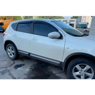 Deflektory Okien (4 szt, HIC) Nissan Qashqai 2010-2014 zdjęcia 4