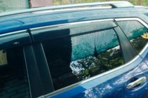 Nissan X-trail T32/Rogue 2014-2021 Deflektory szyb z listwą chromowaną (4 szt, HIC) zdjęcia 3
