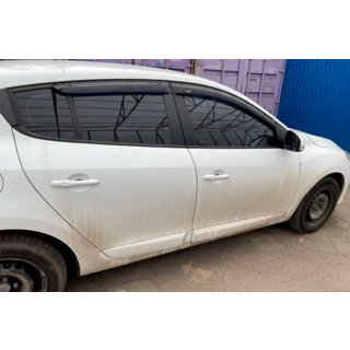 Deflektory Okien HB (4 szt, HIC) Renault Megane III 2009-2016 zdjęcia 2