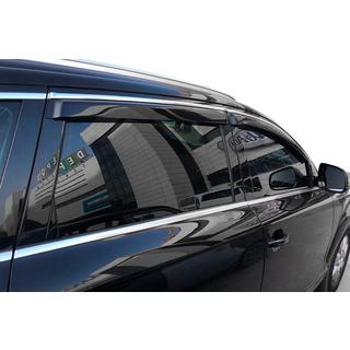 Deflektory szyb z listwą chromowaną SD (4 szt, HIC) Skoda Superb 2009-2015