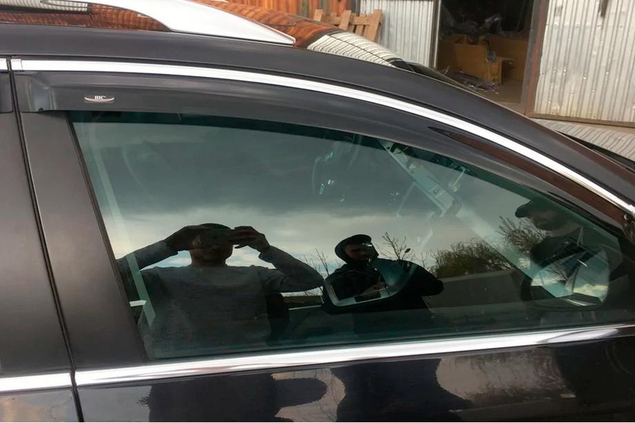 Volkswagen Passat B6 2006-2012 Deflektory szyb z listwą chromowaną SW (4 szt, HIC) Zdjęcia 9
