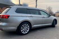 Volkswagen Passat B8 2015-2023 Deflektory szyb z listwą chromowaną Variant (4 szt, HIC) zdjęcia 2