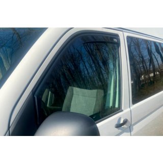 Deflektory szyb wsuwane (2 szt, HIC) Volkswagen T5 Caravelle 2004-2010 zdjęcia 4